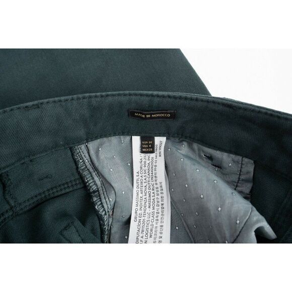 Massimo Dutti Women Twill Cigarette Pants Trousers - Picture 9 of 10